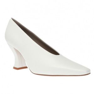 Bottega Veneta White Leather pumps